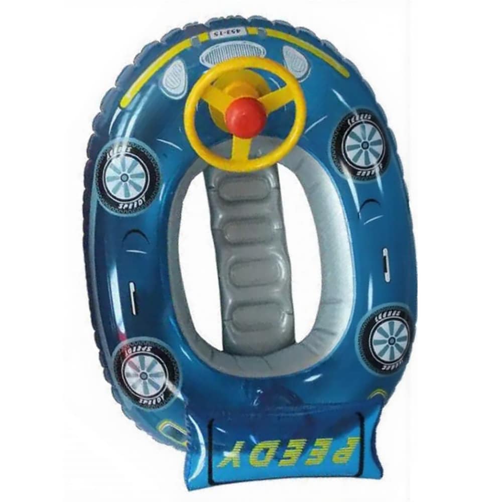 Coche de Carreras Hinchable para Niños con Soporte para Piernas Aremar 6170 Azul