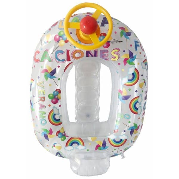 Coche Hinchable para Niños con Reposapiernas Multicolor Aremar 60131