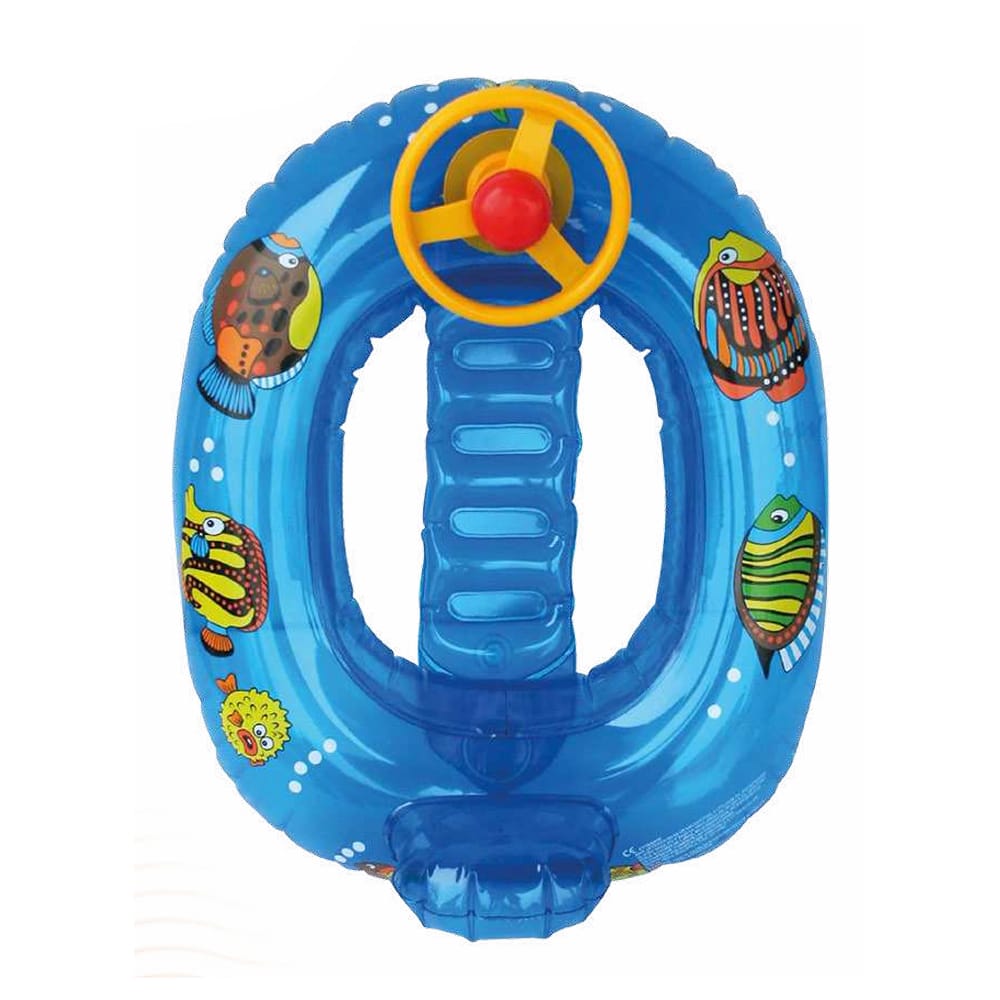 Coche hinchable para niños con soporte para piernas Peixinhos Aremar 6321