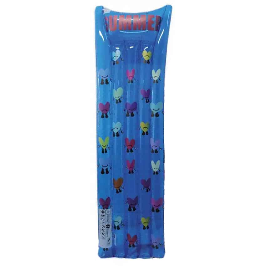 Colchoneta Hinchable Corazones Verano Aremar 60162 Azul