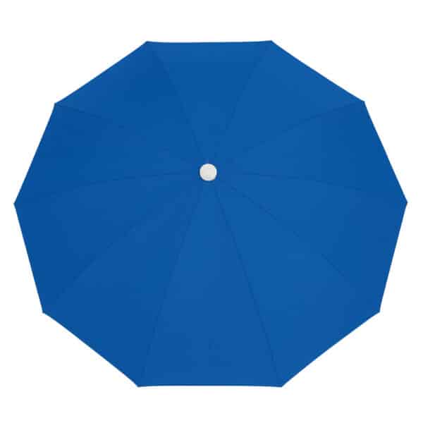 Guarda-Sol de Poliéster Resistente com Proteção UV (Prateada) por dentro Azul