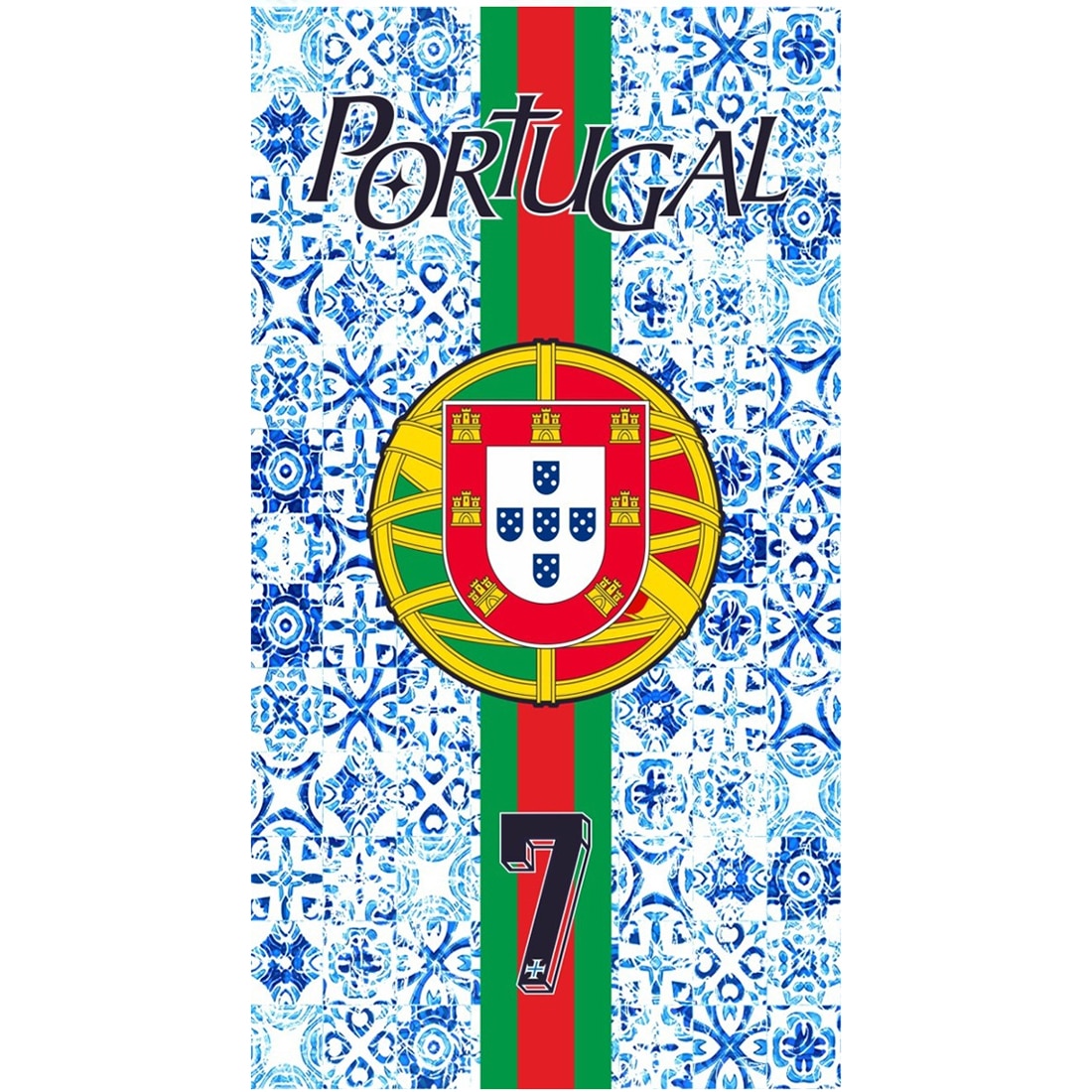 Toalla-Playa-Microfibra-Tile-Shield-Bandera-Portugal-7-Azul