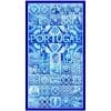Toalla-Playa-Microfibra-Azulejo-Flores-Azul-Portugal
