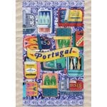 Toalla de Playa de Microfibra Azulejos Latas de Sardina PortugalToalla de Playa de Microfibra Azulejos Latas de Sardina Portugal