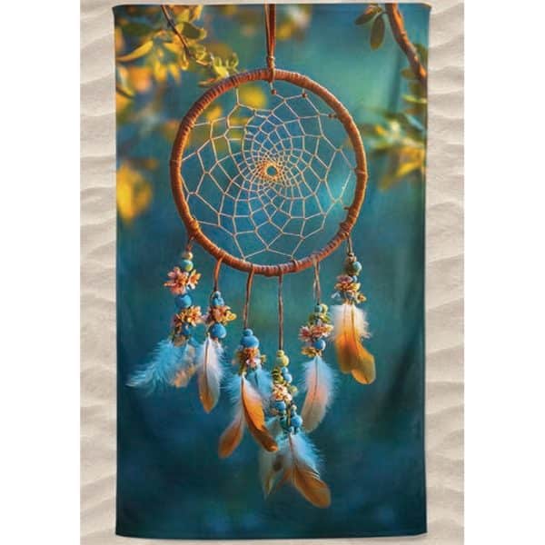 Toalla de playa de microfibra Dreamcatcher Forest