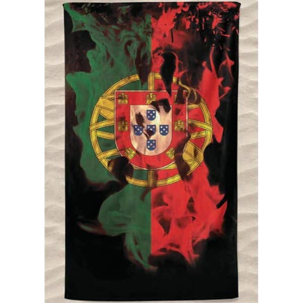 Toalla de playa de microfibra con bandera de Portugal