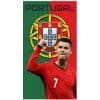 Toalla de playa de microfibra con bandera de Portugal de Cristiano Ronaldo