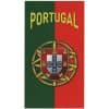 Toalla De Playa De Microfibra Bandera De Portugal Escudo Grande