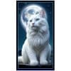 Toalla-de-playa-de-microfibra-gato-blanca-luna-llena