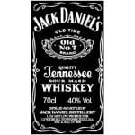 Toalla de playa tradicional de microfibra Jack Daniels 180 x 100 cm