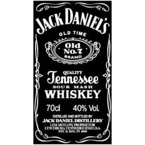 Toalla de playa tradicional de microfibra Jack Daniels 180 x 100 cm