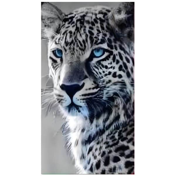Toalla de playa de microfibra de leopardo