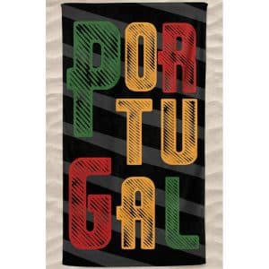 Toalla-Playa-Microfibra-Portugal-Letras-Riscas