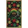 Toalla de playa Rastafari de microfibra Hojas de Cannabis