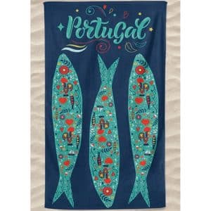 Toalla-Playa-Microfibra-Sardinas-Portugal-Azul