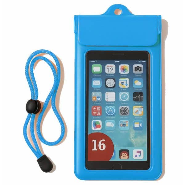 Bolsa Impermeável Universal Reforçada para Telemóvel Azul 2325
