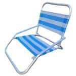 Cadeira Praia Baixa Alumínio Riscas Marinera Aremar 70531