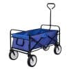 Carro Porta-Tudo de Praia Dobrável 90x47x55/91 cm Azul