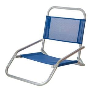 Silla de playa baja de aluminio Azulão Aremar 70530