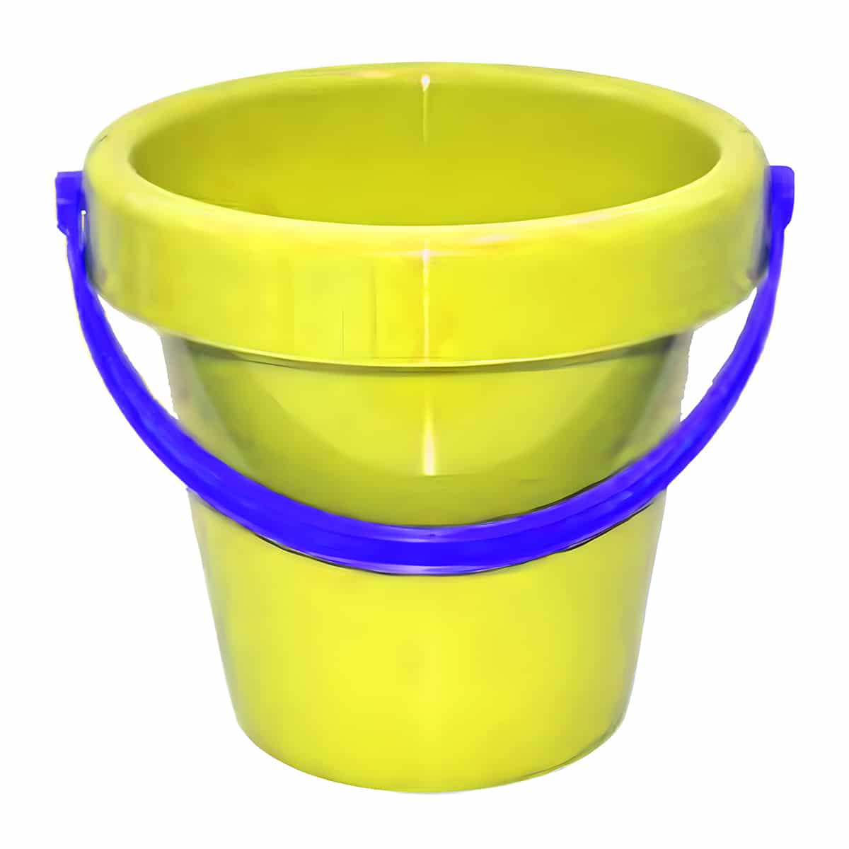 Balde de Praia Grande Nacional Liso Irmel Amarelo