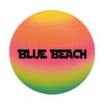 Bola Borracha Resistente Multicolor com Superfície Texturizada Blue Beach Aremar