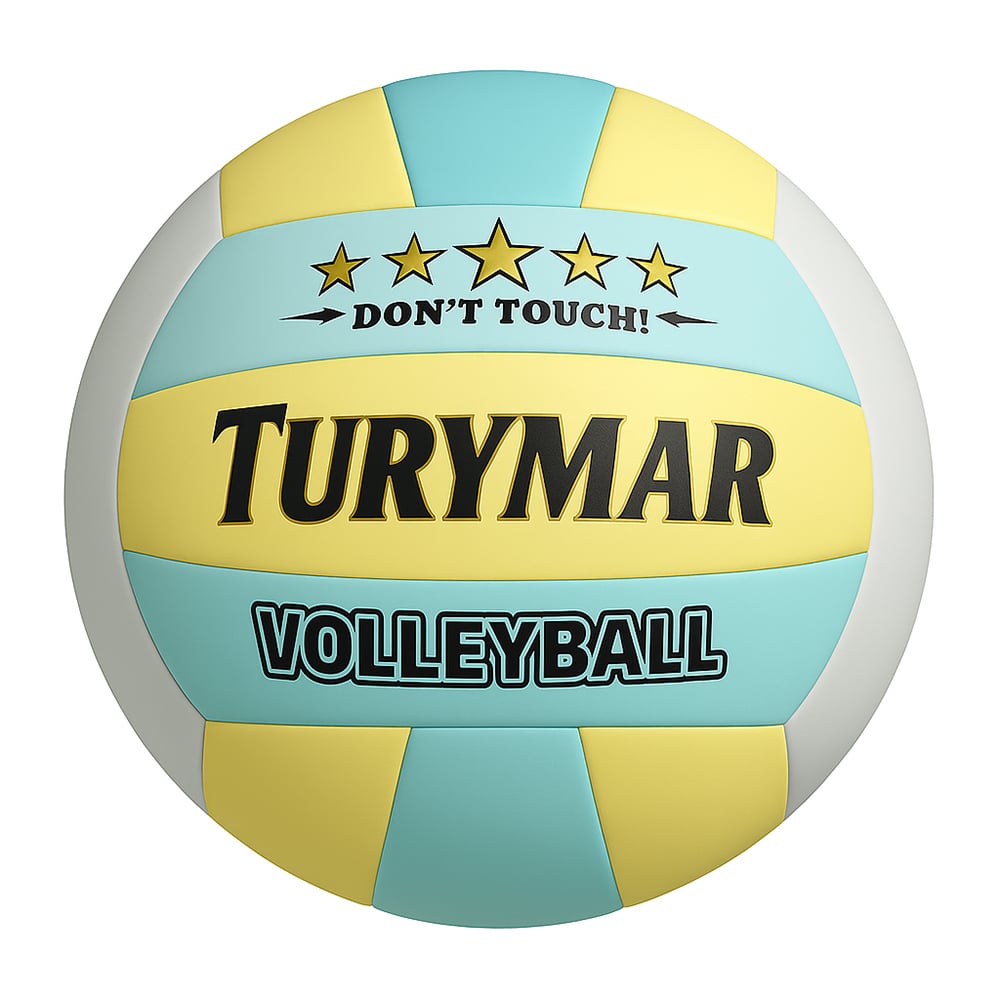 Bola Soft de Volley de Praia Colorida Turymar Amarela