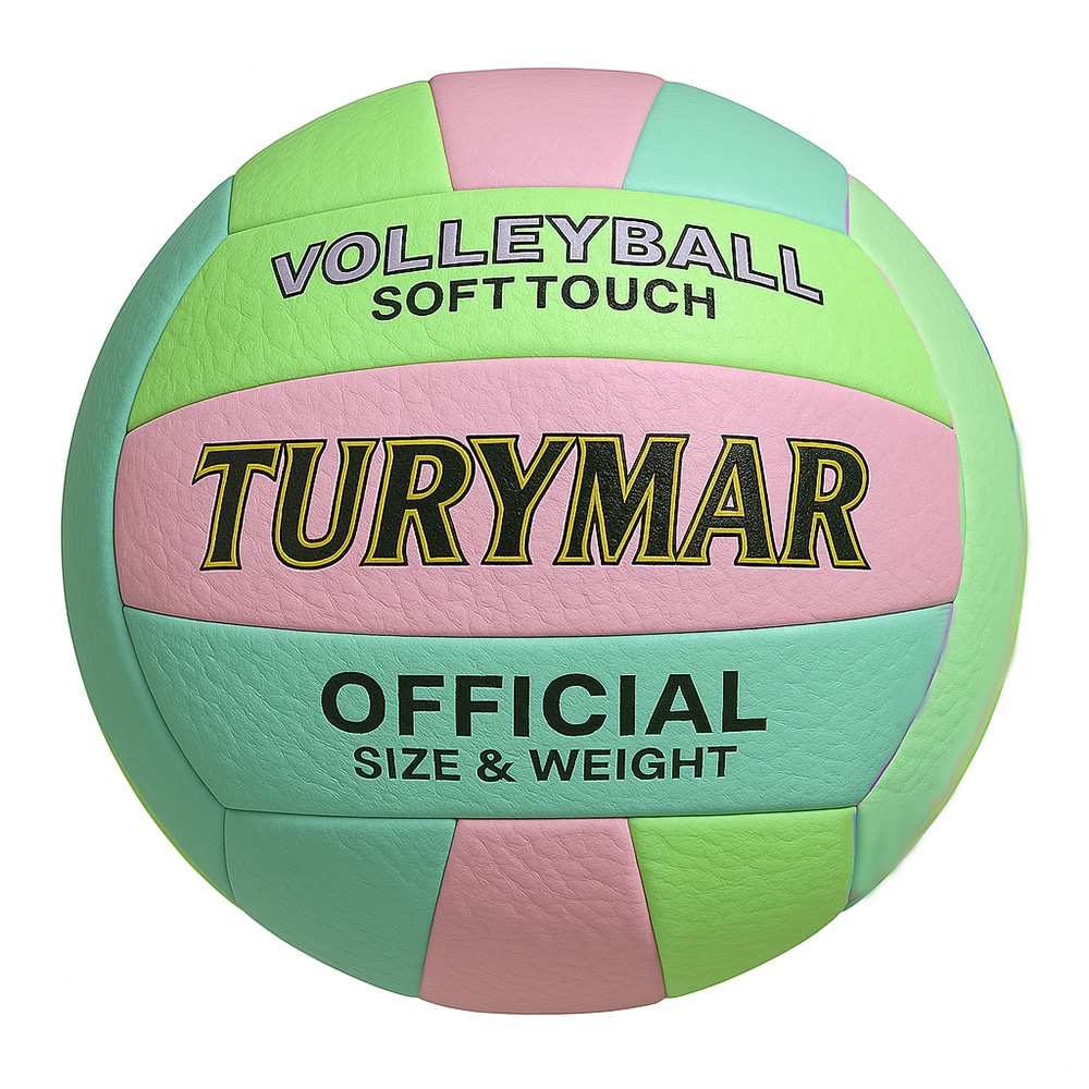 Bola de Volley de Praia Soft Touch Colorida Turymar Rosa