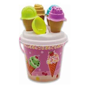 Conjunto de Balde Rosa Gelados Aremar