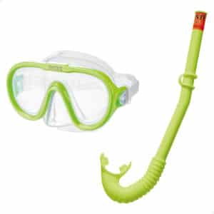 Conjunto de Mergulho Máscara + Tubo Snorkel Adventurer +8 Anos Intex 55642