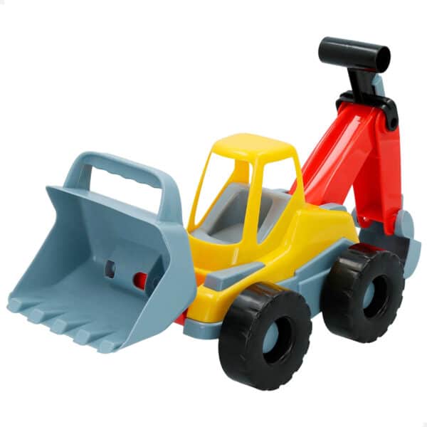 Escavadora de Praia Plástico 40 cm com Pá Frontal e Retroescavadora Color Beach 24940