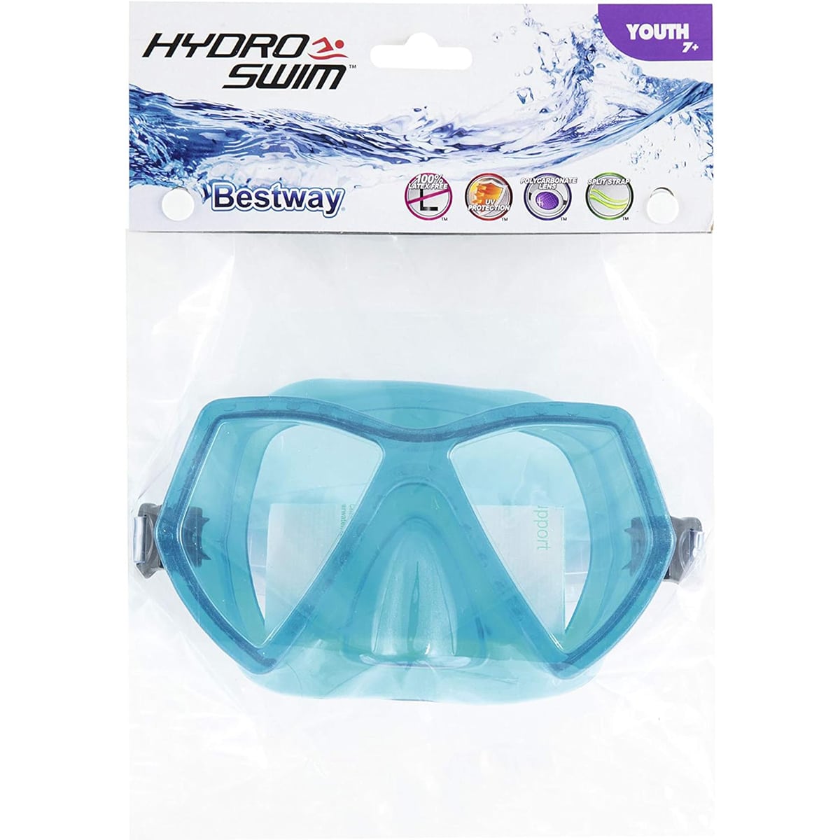 Máscara de Mergulho Juvenil Hydro-Swim Bestway 22059 Azul Máscara de Mergulho Juvenil Hydro-Swim Bestway 22059 Azul