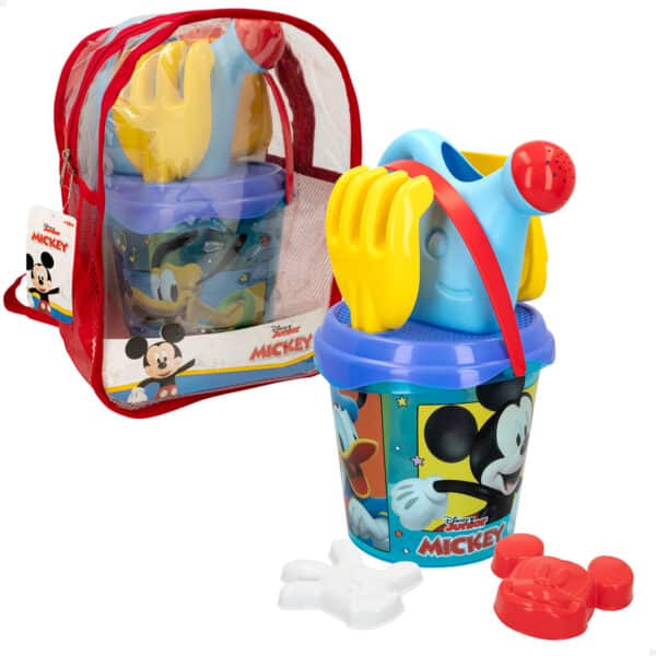 Mochila com Conjunto de Balde de Praia Mickey Disney 48217