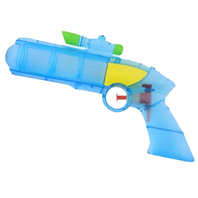 Pistola de Água Compacta Translúcida 22 cm Solmar 16458 Azul
