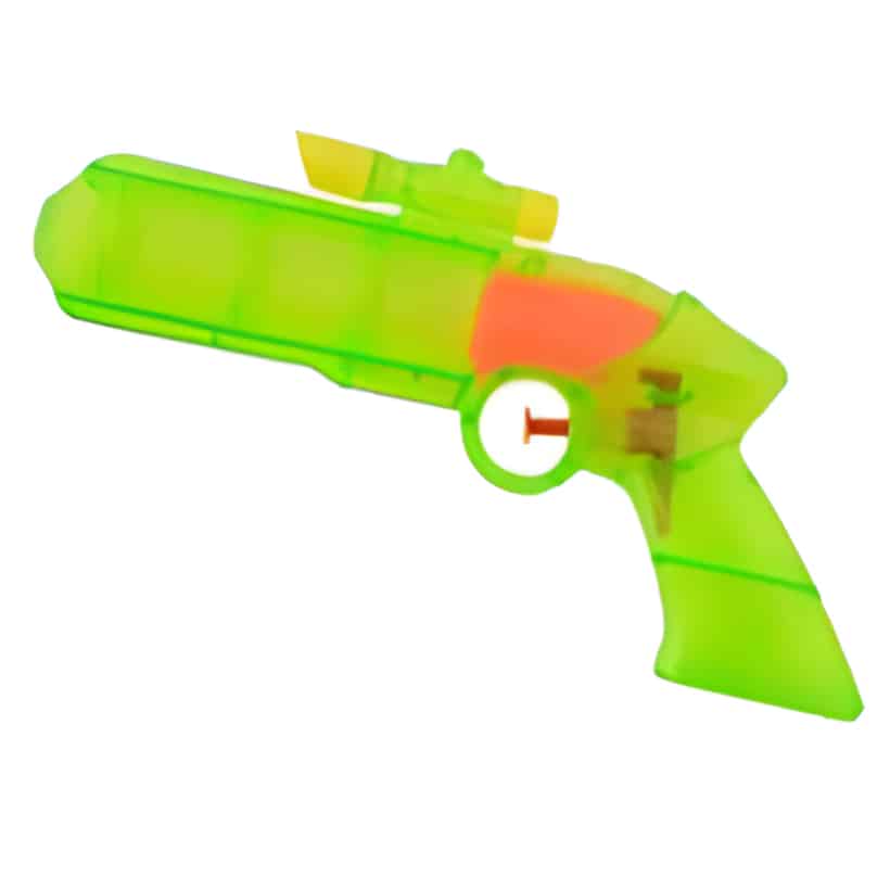 Pistola de Água Compacta Translúcida 22 cm Solmar 16458 Verde