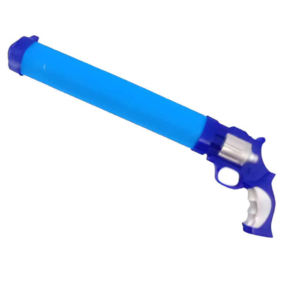 Pistola de Água Revólver Espuma 40 cm Solmar 16282 Azul
