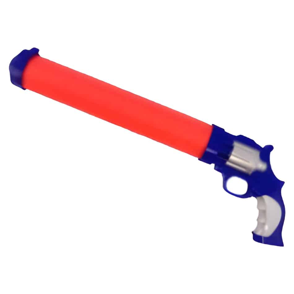 Pistola de Água Revólver Espuma 40 cm Solmar 16282 Preta
