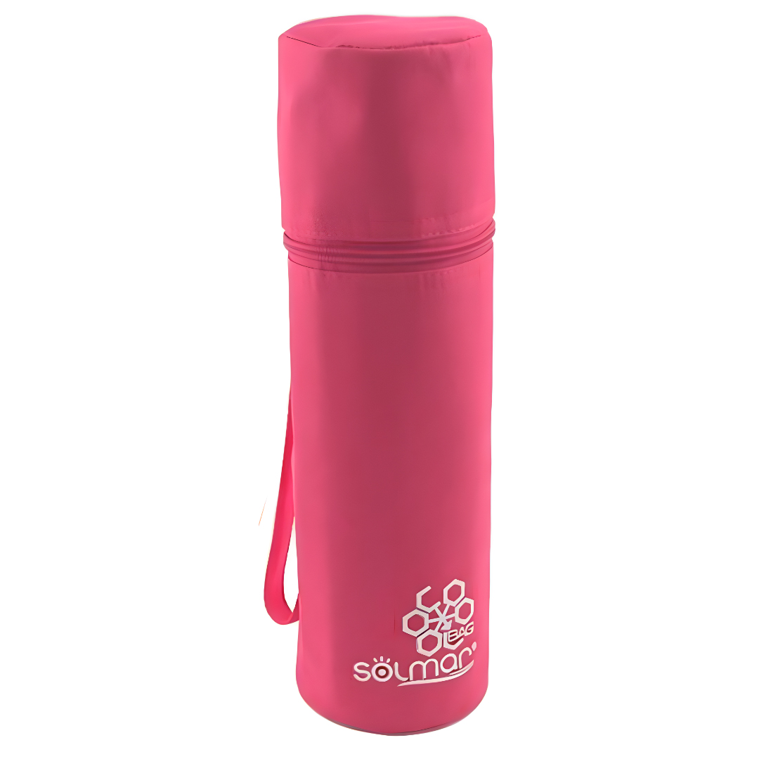 Saco Térmico Porta-Garrafa 1,5L com Alça de Punho Solmar 20051 Rosa