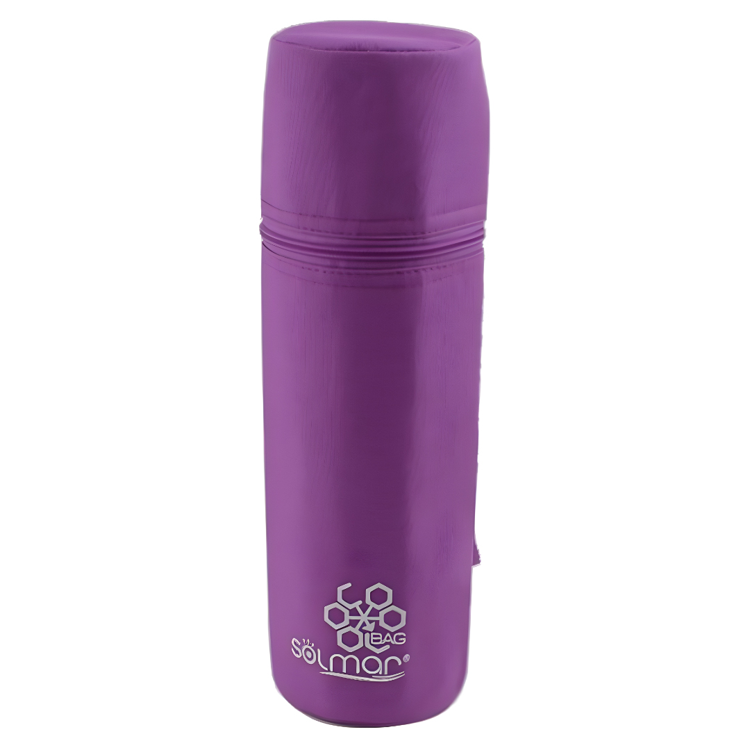 Saco Térmico Porta-Garrafa 1,5L com Alça de Punho Solmar 20051 Roxo