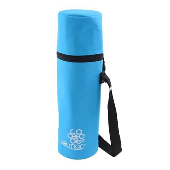 Saco Térmico Porta-Garrafa 1,5L com Alça Solmar 20041 Azul Claro