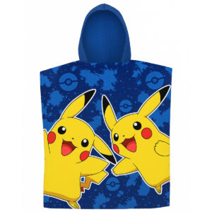 Poncho de Praia Criança Poliéster Pokémon Pikachu