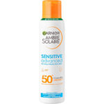 Protetor Solar Spray Invisível Sensitive Advanced SPF 50+ 150ml Garnier Ambre Solaire