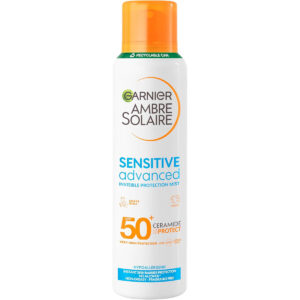 Protetor Solar Spray Invisível Sensitive Advanced SPF 50+ 150ml Garnier Ambre Solaire
